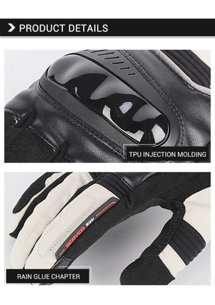 MC82 Beyaz Motosiklet Eldiven modelleri