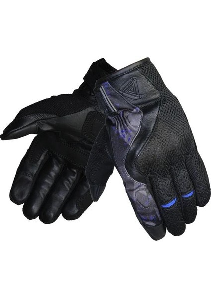 Aırtech Korumalı Motosiklet Eldiven Mavi