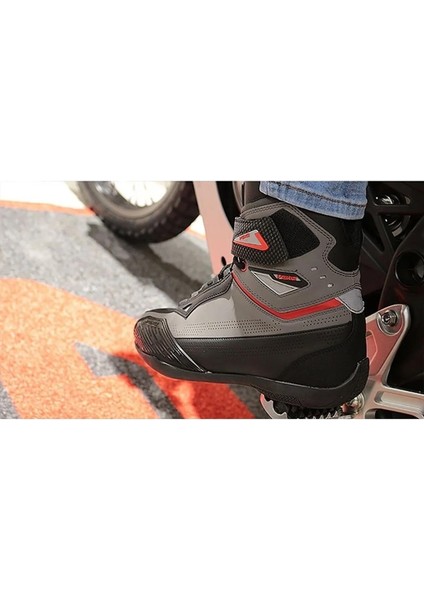 Boxter Air Gri Kırmızı Motosiklet Korumalı Bot fiyatları