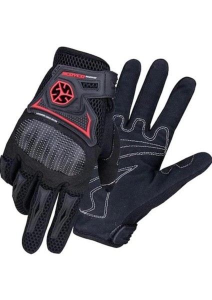 MC23 Korumalı Motosiklet Eldiveni Siyah