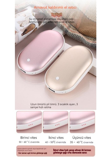 Kaz Sıcak Taş Açık Taşınabilir El Isıtıcı USB Güç Bankası Mini El Isıtıcı Şarj Hazinesi (Yurt Dışından) fiyatları