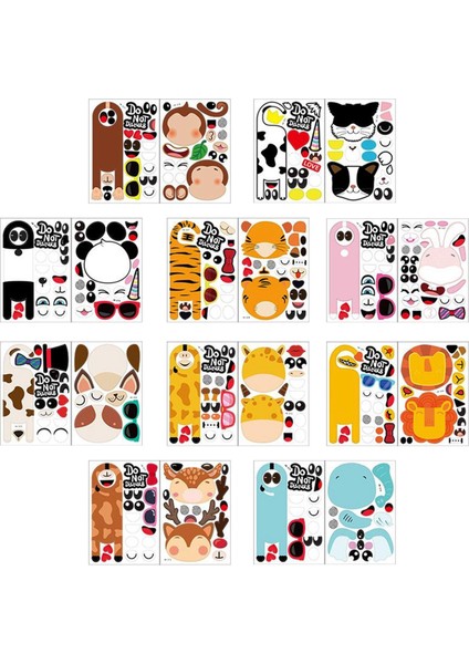 10 Adet Kapı Asılı Çıkartmalar Çocuk Süsler Pencere Noel Hediyeleri Mağaza Parti (Yurt Dışından) modelleri