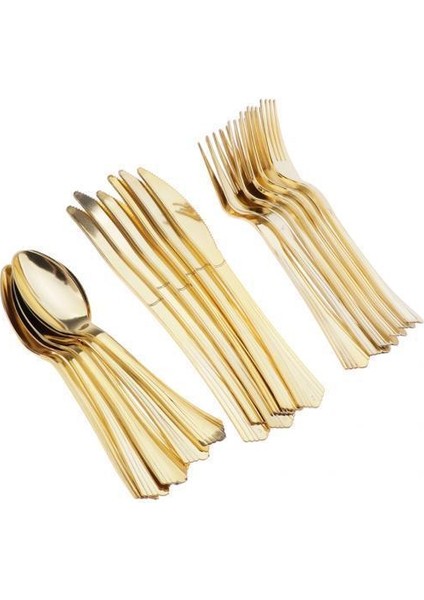 Plastik Gümüş Eşya Seti 7 Adet (Yurt Dışından)