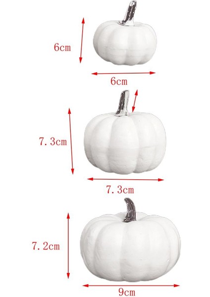 12 Paket Sahte Yapay Mini Kabaklar Cadılar Bayramı Temalı Parti Ev Dekorasyon Için (Yurt Dışından) fiyatları
