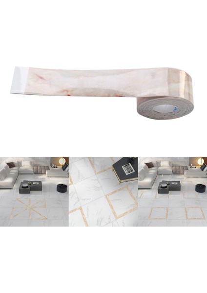 Lovoski Kendinden Yapışkan Mutfak Kiremit Etiketi Pvc Sticker Duvar Köşesi Çıkartmaları Açık Sarı (Yurt Dışından) fiyatları