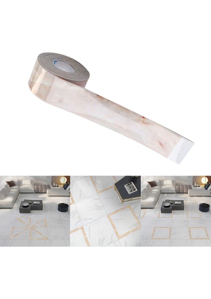 Lovoski Kendinden Yapışkan Mutfak Kiremit Etiketi Pvc Sticker Duvar Köşesi Çıkartmaları Açık Sarı (Yurt Dışından) fırsatları