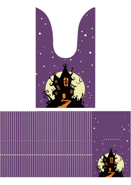 50PCS Cadılar Bayramı Şeker Çantaları Hediye Çantaları Karnaval Etkinlik Dekor Mor Için Depolama Çantası (Yurt Dışından) fiyatları