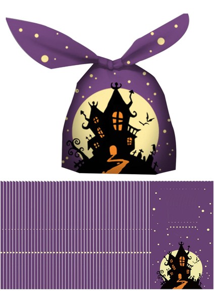 50PCS Cadılar Bayramı Şeker Çantaları Hediye Çantaları Karnaval Etkinlik Dekor Mor Için Depolama Çantası (Yurt Dışından) indirimleri
