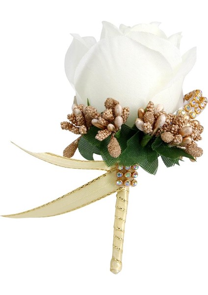 Sağdı Korsage Boutonniere Sağdıç ve Nedime Için El Yapımı Balo Partisi 7 Pcs (Yurt Dışından) fırsatları
