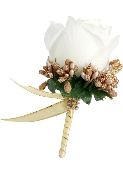 Sağdı Korsage Boutonniere Sağdıç ve Nedime Için El Yapımı Balo Partisi 7 Pcs (Yurt Dışından) indirimleri