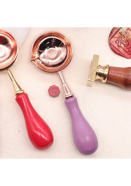 Ahşap Tutamak Balmumu Sızdırmazlık Kaşığı Damga Yapım Aracı Diy Harf Kartı Yapım Pembe (Yurt Dışından) indirimleri