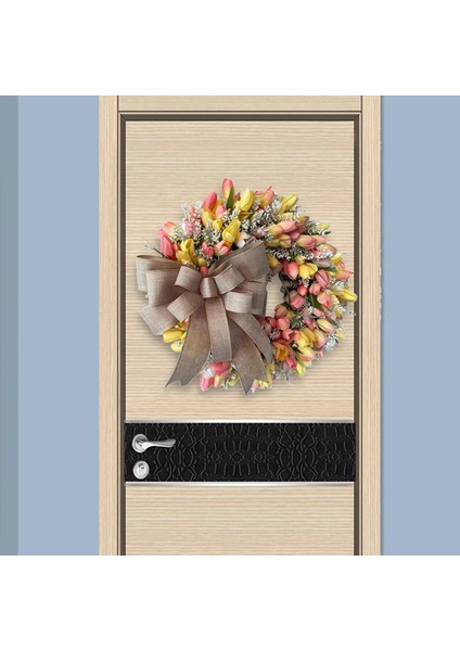Ipek Çiçek Çelengi Dekoratif Hoş Geldiniz Açık Dış Mekan Pencere Dekoru 45CM (Yurt Dışından) indirimleri