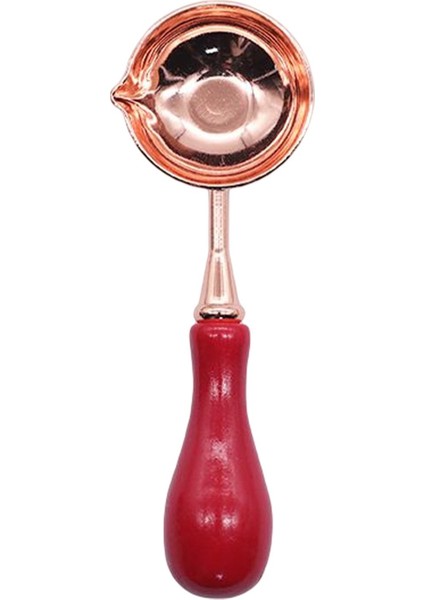 Balmumu Mühür Damgası Eritme Kaşık Balmumu Mühür Hediye Partisi Iyilikler Damga Yapıcı Kırmızı (Yurt Dışından)