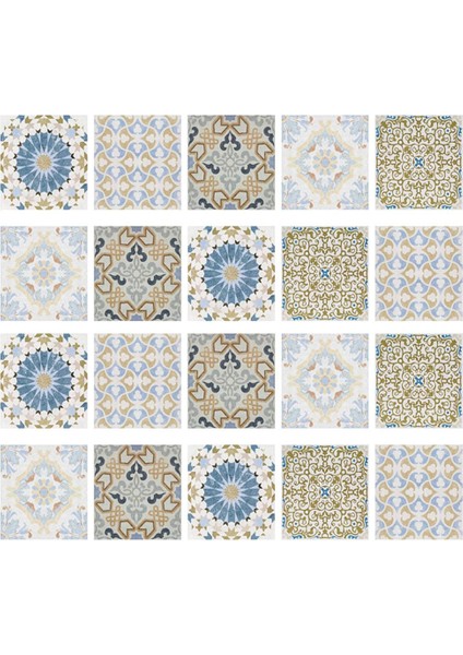 20PIECES Fayans Transfer Çıkartmaları Duvar Karo Çıkartmaları - Kendi Kendinden Yapışkan ve Çıkarılabilir #1 (Yurt Dışından)