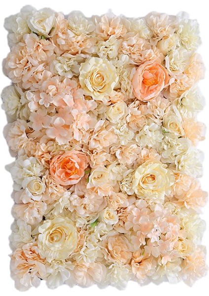 Yapay Çiçek Paneller Duvar Asılı Süsler Düğün Mekan Dekor Turuncu (Yurt Dışından) fiyatları