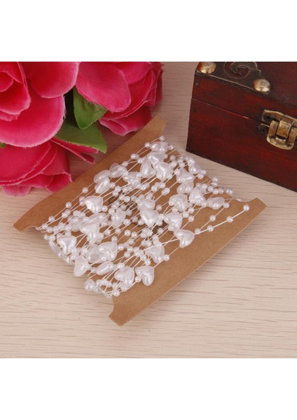 5m Yıldız ve Yuvarlak Boncuklar Bej Stres Crafts Dıy Dekorasyonu - Beyaz (Yurt Dışından) indirimleri