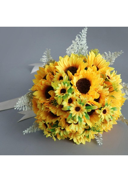 Yapay El Yapımı Düğün Buketleri Nedime Çiçeği Tutma (Yurt Dışından) indirimleri