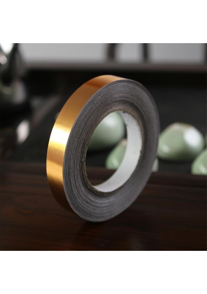 3D Su Geçirmez Pvc Kiremit Sticker Dıy Kendinden Yapışkanlı Banyo Duvar Crevice Sticker Altın Folyo 5mm x 50M (Yurt Dışından) indirimleri