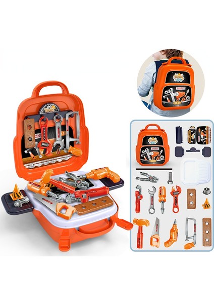 Oyuncak Tamirci Seti - Kırmızı (Yurt Dışından)