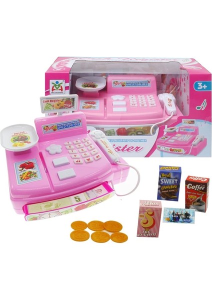 Oyuncak Market Kasası - Pembe (Yurt Dışından)
