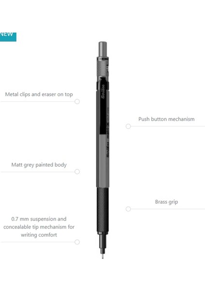 Office Matri-X Versatil 0.5 mm Gri