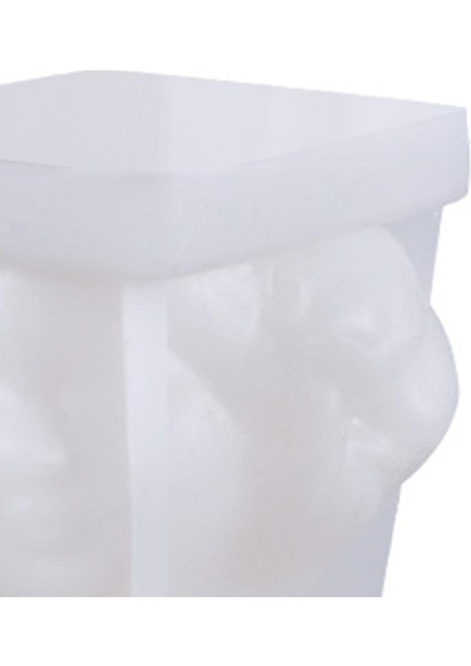 3D Insan Vücudu Mum Kalıpları Kapalı Göz Kız Sabun Kalıp El Yapımı Silikon Sanat 88X72X108MM (Yurt Dışından)