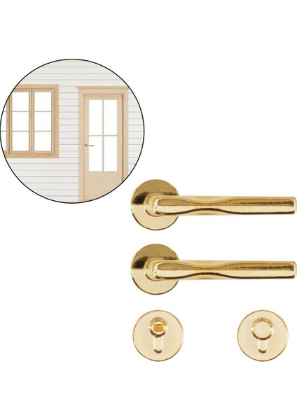1/6 Minyatür Dollhouse Metal Tutma Kilidi Parçaları 4 Pc (Yurt Dışından) fırsatları