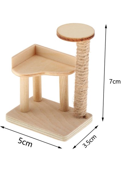 5x1/12 Dollhouse Mini Modern Kedi Ağacı Kule Minyatür Mobilya Model Dekor 5 Parça (Yurt Dışından) modelleri