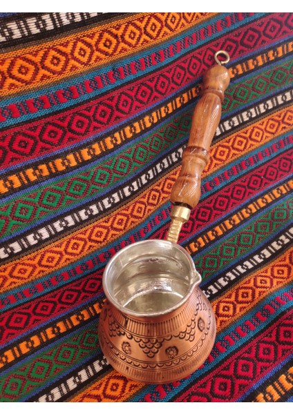 Üzüm Işlemeli Bakır Cezve 3 Fincanlık fiyatları