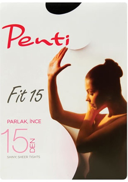 Bayan 3 Lü Paket Fit 15 Ince Parlak Dizaltı Çorap-57-Ten
