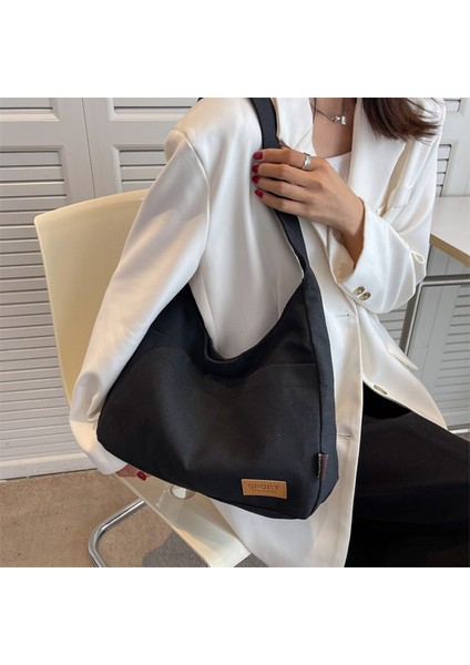 Taze ve Niş Tasarım Kanvas El Çok Yönlü Kadın Moda Omuz Çanta (Yurt Dışından)
