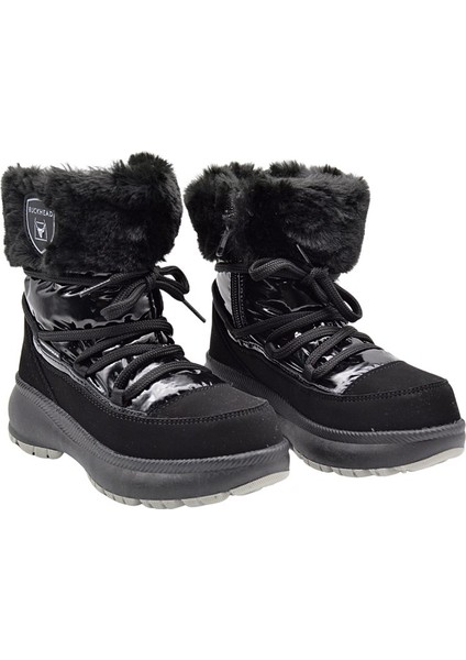 BUCK1080 Ego Wp Buckhead Marka Kız Çocuk Kar Botu Siyah modelleri