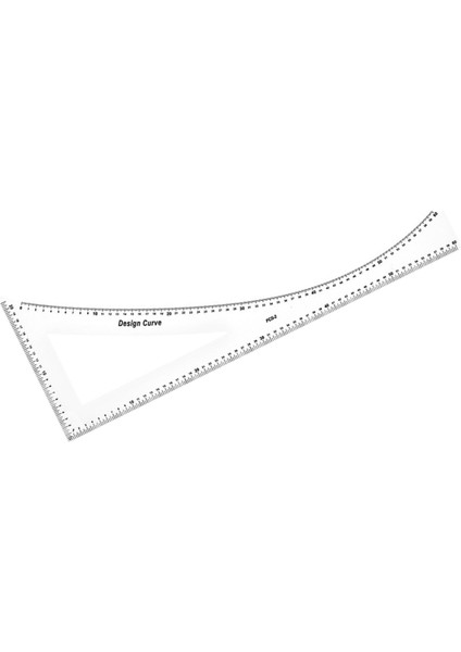 Fransız Eğrisi Cetvel Giyim Diy Dressmening Metrik Tasarım Eğrisi (Yurt Dışından)