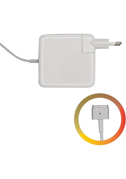 Well Power Apple Notebook Laptop Adaptörü 20V 4.25A 85W Magsafe2 Adaptör Wellpower WNA-AP030