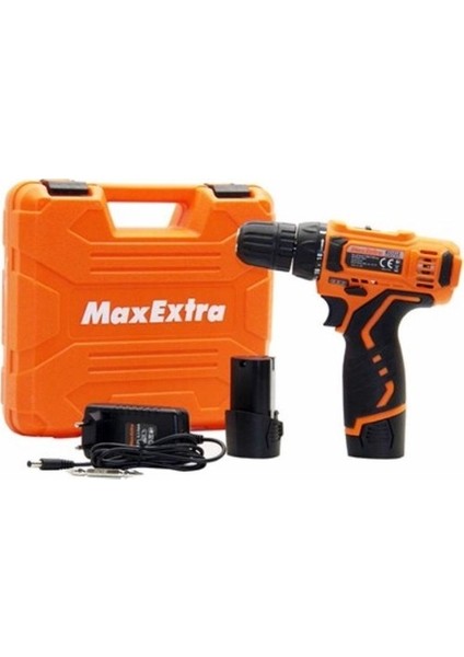 Max Extra MX1215 Lityum İyon Şarjlı Matkap 12V