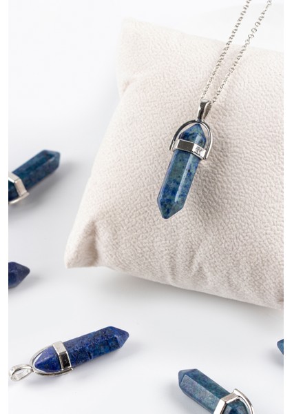 Lapis Lazuli Çivi Model Kolye Ucu