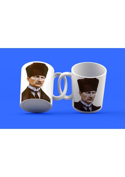 Atatürk Tasarımı Çay Kahve Kupası