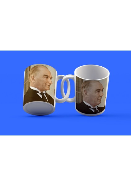 Atatürk Tasarımı Çay Kahve Kupası