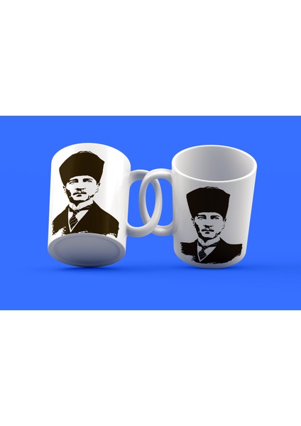 Atatürk Tasarımı Çay Kahve Kupası