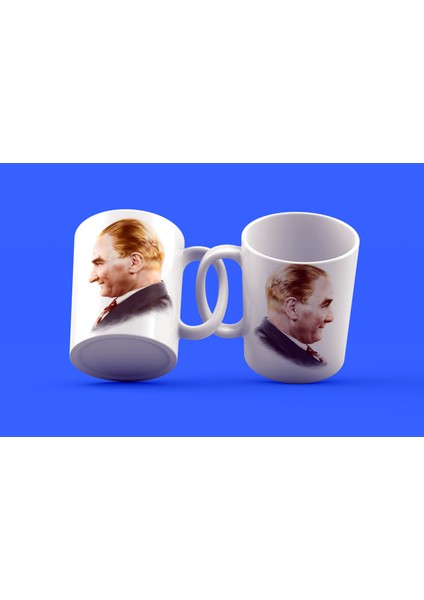 Atatürk Tasarımı Çay Kahve Kupası