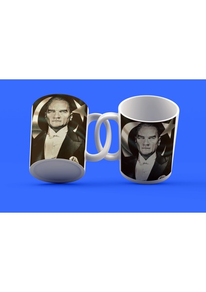 Atatürk Tasarımı Çay Kahve Kupası