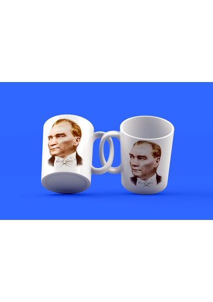 Atatürk Tasarımı Çay Kahve Kupası