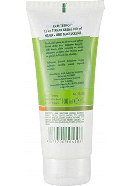 El ve Tırnak Kremi (100 Ml) fiyatları