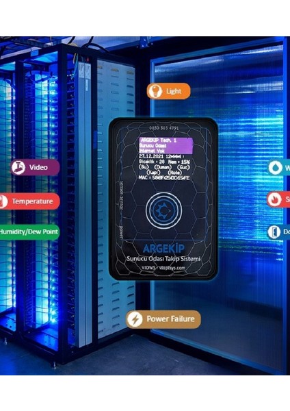 Iso 27001 Uyumlu Sıcaklık ve Nem Kaydedici Termohigrometre