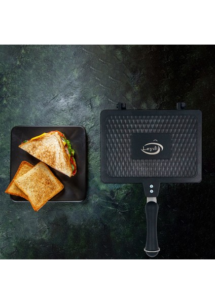 Döküm Granit Ocak Üstü Tost Makinesi