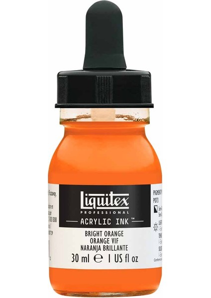 Professional Akrilik Mürekkep 30ML Bright Orange 720