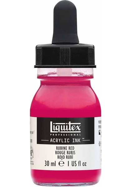 Professional Akrilik Mürekkep 30ML Rubine Red 388