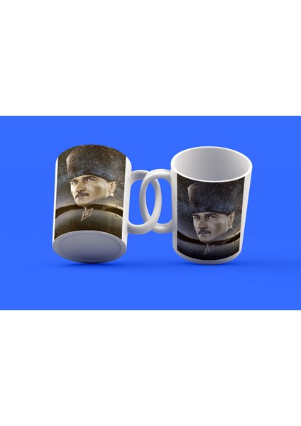 Atatürk Tasarımı Çay Kahve Kupası