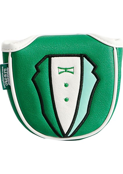 Dayanıklı Golf Mallet Putter Head Cover Golf Club Head Clubs Head Koruyucu Yarım Yuvarlak 12X12CM (Yurt Dışından)