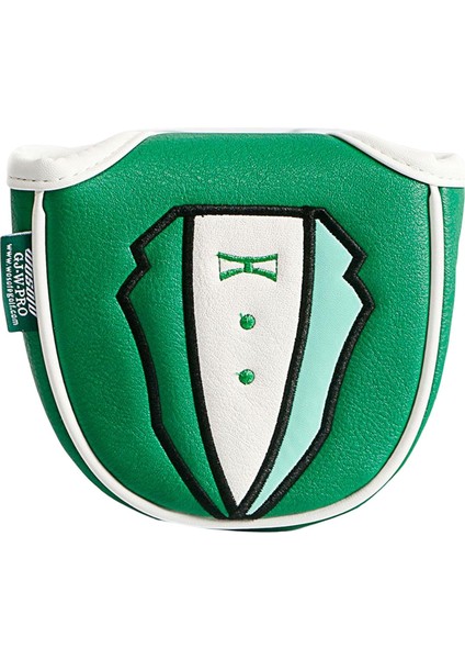 Dayanıklı Golf Mallet Putter Head Cover Golf Club Head Clubs Head Koruyucu Yarım Yuvarlak 12X12CM (Yurt Dışından)